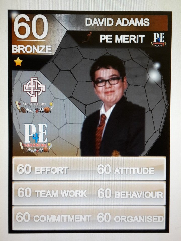 STM_PE's tweet photo. Well done to our @STM_PE Bronze Stars in PE #PELads #rolemodels https://t.co/AHSiURpUfo