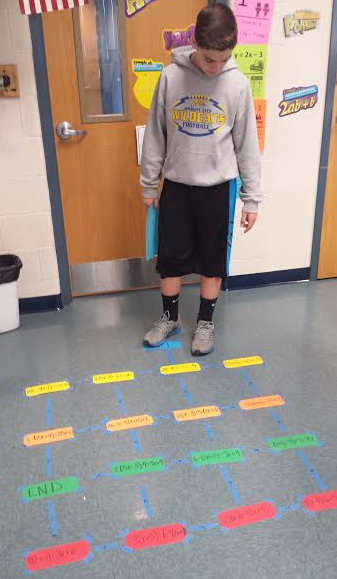 wcr2middle's tweet photo. Students are asked to contemplate and follow an Algebraic equation maze during class today. https://t.co/tiOEfsEJGg