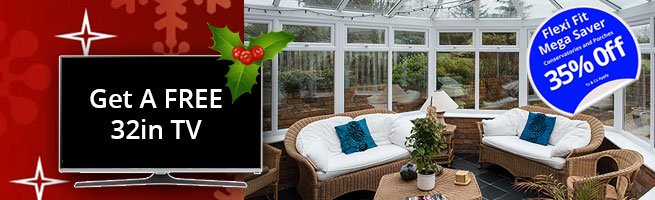 HomestyleCymru's tweet photo. Get your Conservatory built in time for Christmas Lunch with 35% Off and a FREE 32in TV  https://t.co/BwGzhh9EgB https://t.co/KeaWgvdsAw