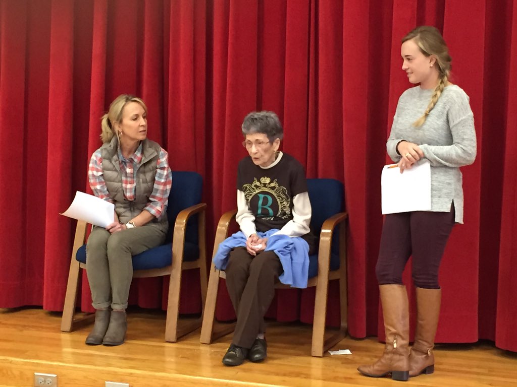 Mrs. Bennett is here at <a href="/BennettBears/">Bennett Bears</a> telling our 1st graders about school 100 years ago!  #misdelm <a href="/ilovemisd/">McKinney ISD Love</a>