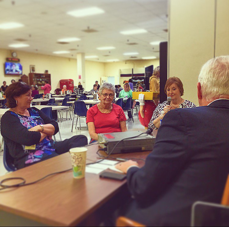 HardwickClothes's tweet image. #BTS from the broadcast with 3 members of the mfg team - total years on the job? 129  #notsoaverage #madeinusa