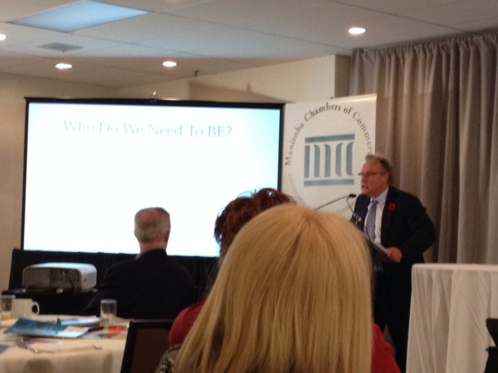 IrisChrol's tweet photo. @MichaelM_Skills asks Who do we need to be? @mbchambersofcom @Third_Quarter #GrowMBWorkforce https://t.co/n6wex0BmU3