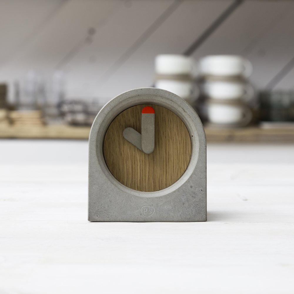 folklorehome's tweet photo. Our Concrete Desk Clock is handcrafted in Holland from concrete and oak :) https://t.co/SywRWFp6kw https://t.co/ouXVSi5BeV