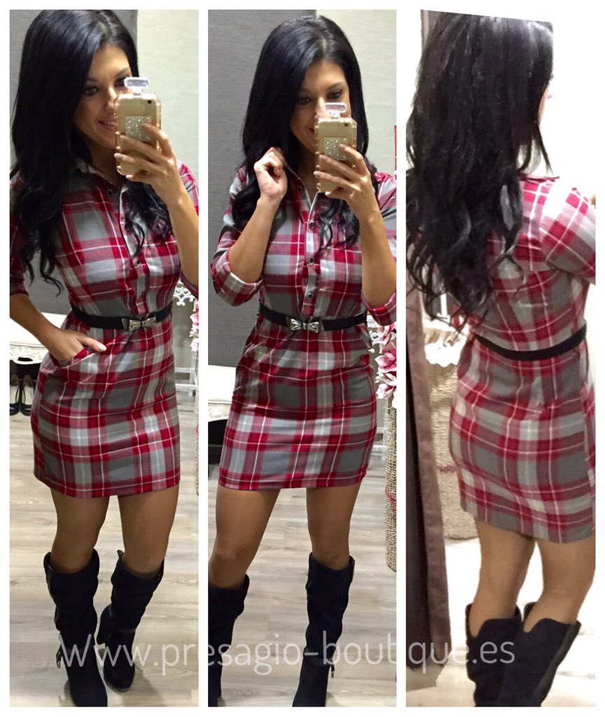 Presagio_'s tweet photo. Nuevo look 👗 #moda #mujer #vestido #tartan #otoño #compras #online https://t.co/Ss7gJuQqiH https://t.co/5lwv06jSXx