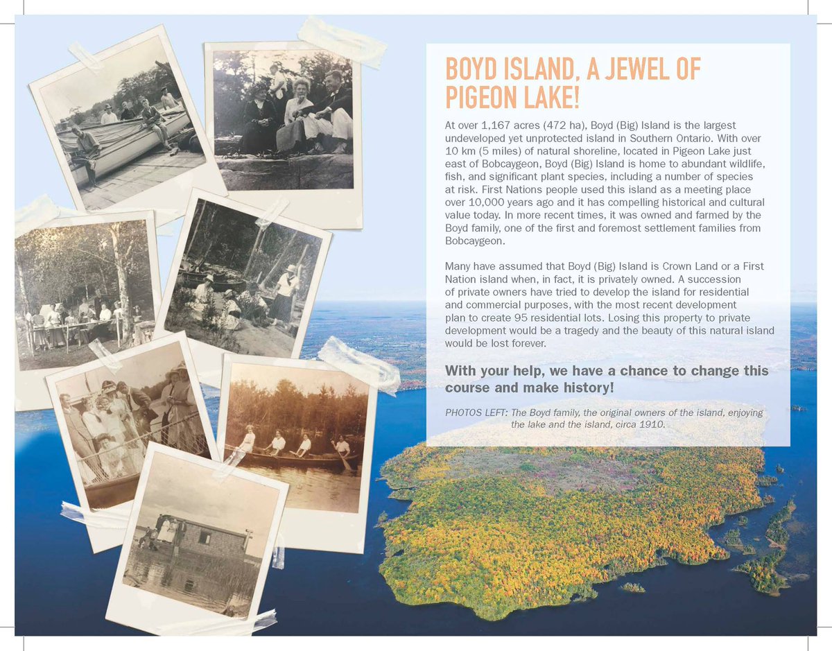 Just over $250,000 needed to keep Boyd Island for all of us! Donate at kawarthalandtrust.org/donate-now/