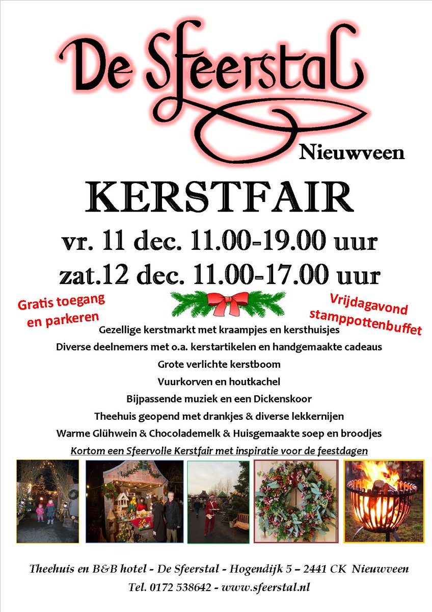 Sfeerstal's tweet photo. Kerstfair bij de Sfeerstal #nieuwveen #sfeerstal # kerstfair # kerstmarkt https://t.co/Ws9NONFVxd