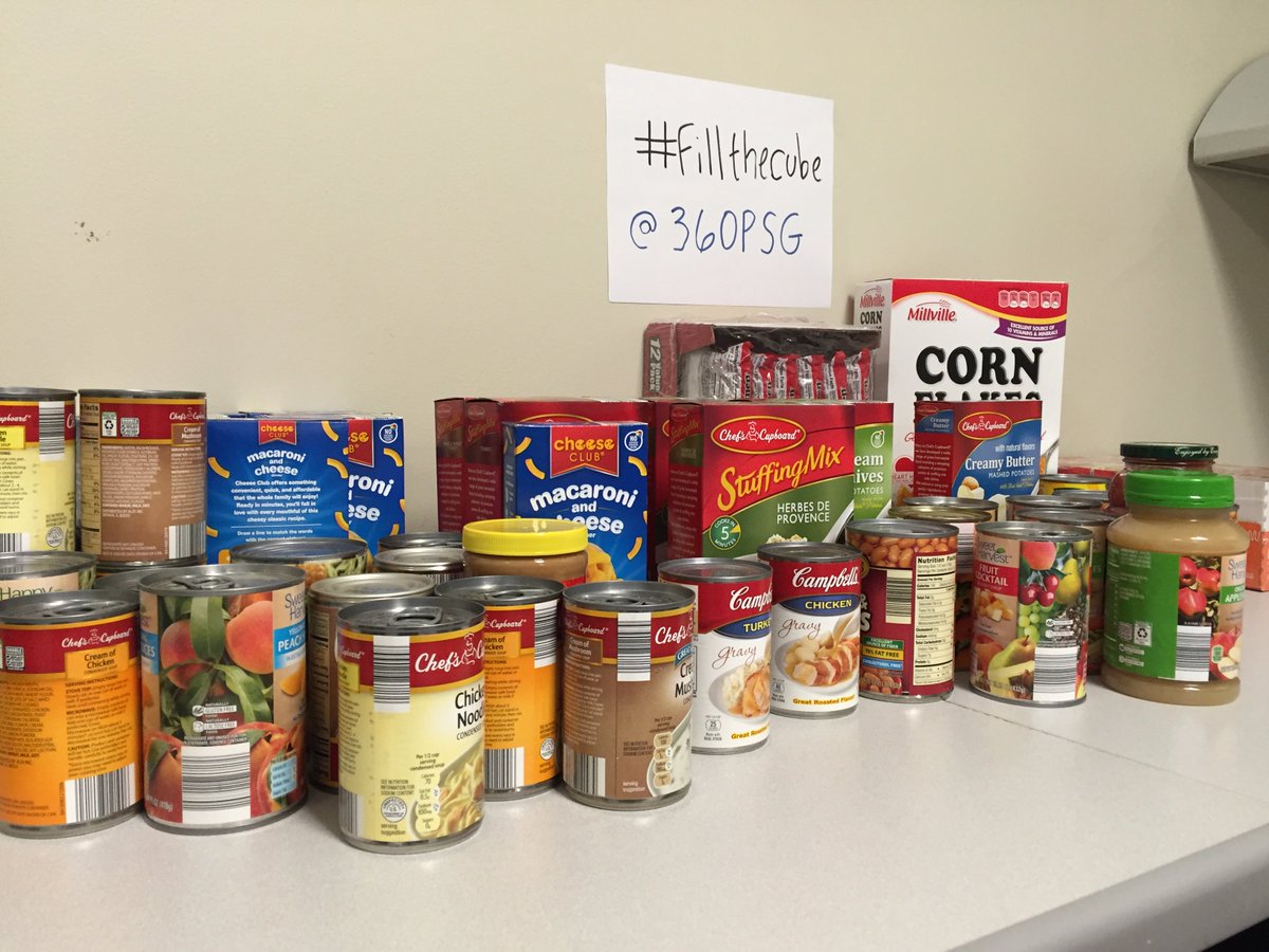 ThreeSixtyMktg's tweet photo. We're starting to see some serious momentum with donations! @Fillthecube #fillthecube https://t.co/iVszRhwnyF