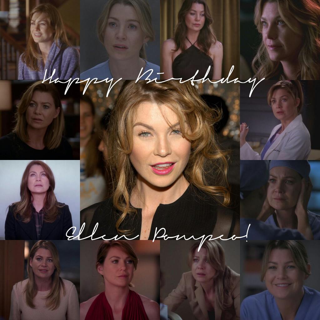  Happy Birthday, Ellen Pompeo!!!    I love you so so much, you\re my biggest role model  