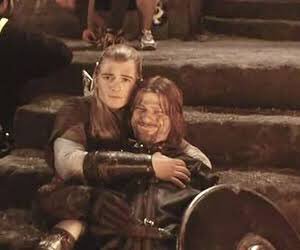 MOVIEMEMORlES's tweet photo. Rare LOTR Behind the Scenes 😛😁😜 https://t.co/R7No7th4is