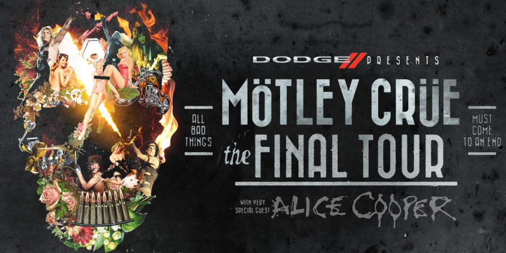 Questa sera a Milano, #MotleyCrue e #AliceCooper #TheFinalTour