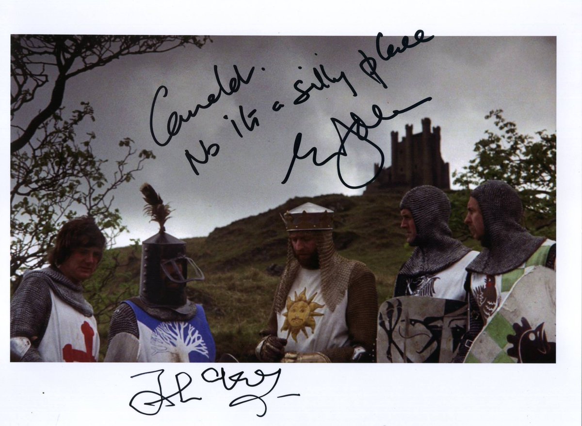 Majik1996's tweet photo. Saw &amp; met comedy legends @EricIdle @JohnCleese #montypython Amazing show, even better people! thx 4 great memories! https://t.co/0JFAAmv3uZ