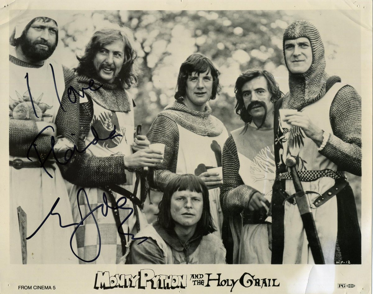 Majik1996's tweet photo. Saw &amp; met comedy legends @EricIdle @JohnCleese #montypython Amazing show, even better people! thx 4 great memories! https://t.co/0JFAAmv3uZ