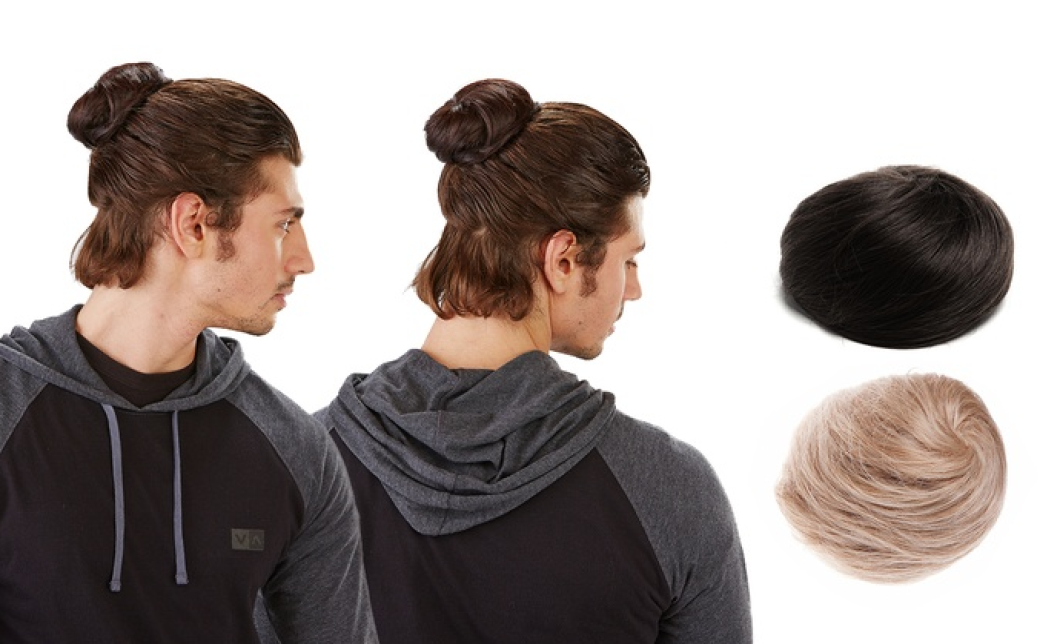 SalonServicesUK's tweet photo. So clip in man bun's are a thing...and they're sold on @Groupon! What do you think? #Manbun https://t.co/LU9Vu3plsb https://t.co/90GO1eQcZc