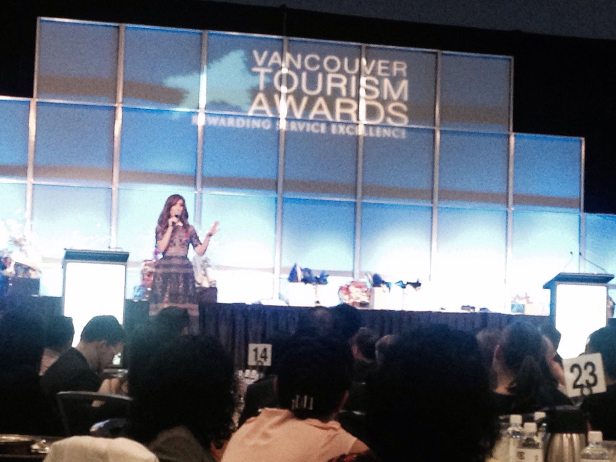 VanTourismAward's tweet photo. @JESSI talking about taking opportunities and stepping out of your comfort zone #VTAGala2015 https://t.co/3TUdhAtfvD