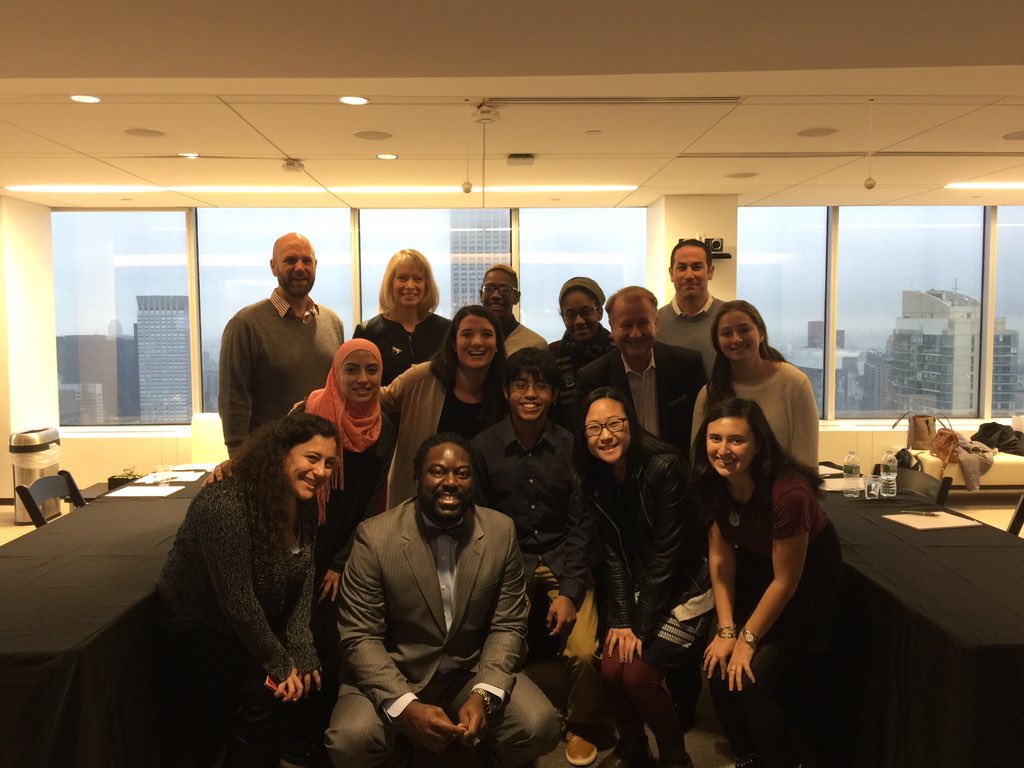 PolyCompany's tweet photo. Thank you @global_nomads and @YouthBridgeNY for joining us for a discussion about the #FutureofWork #PolycomGives https://t.co/jZrA366Wym