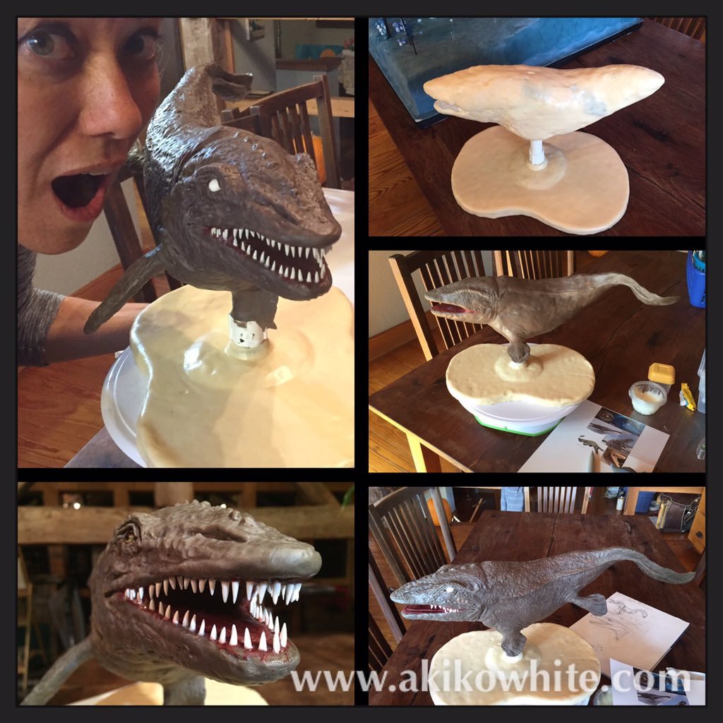 akikowhite's tweet photo. WIP #BorrowedTime #cake topper #modelingchocolate #mglit #cakelustration @GLeitichSmith https://t.co/7Q5FiOKlV5
