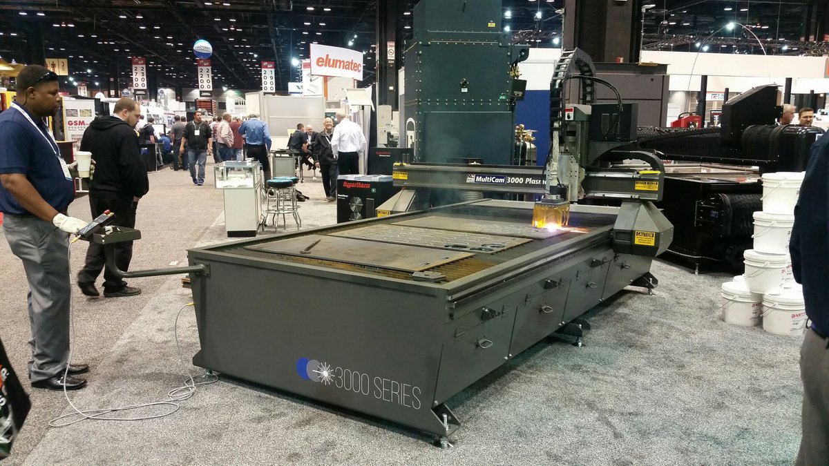 MultiCamQuebec's tweet image. Joignez-vous au @FabtechExpo à Chicago ! Plasma Série 3000 et Jet d'eau Série 3000 en démonstration!