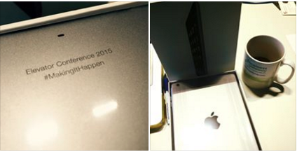 Amazing prize from sponsors <a href="/clydesdalebank/">Clydesdale Bank</a> for winning our <a href="/ElevatorUK/">Elevator UK</a> Conference 2015 #Powerpose Competition