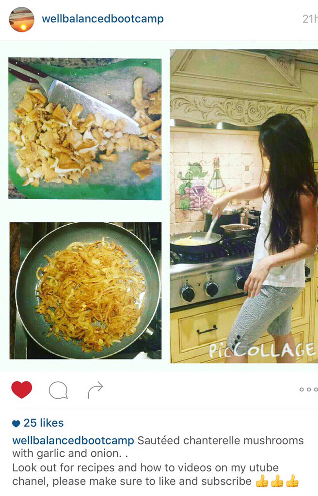 drjenniferad's tweet photo. RT https://t.co/zY691OgK0a https://t.co/kLYqC9Hhgt Sautéed chanterelle 😋🍄 #healthyeating #fitness #womensfitness… https://t.co/kLYqC9Hhgt
