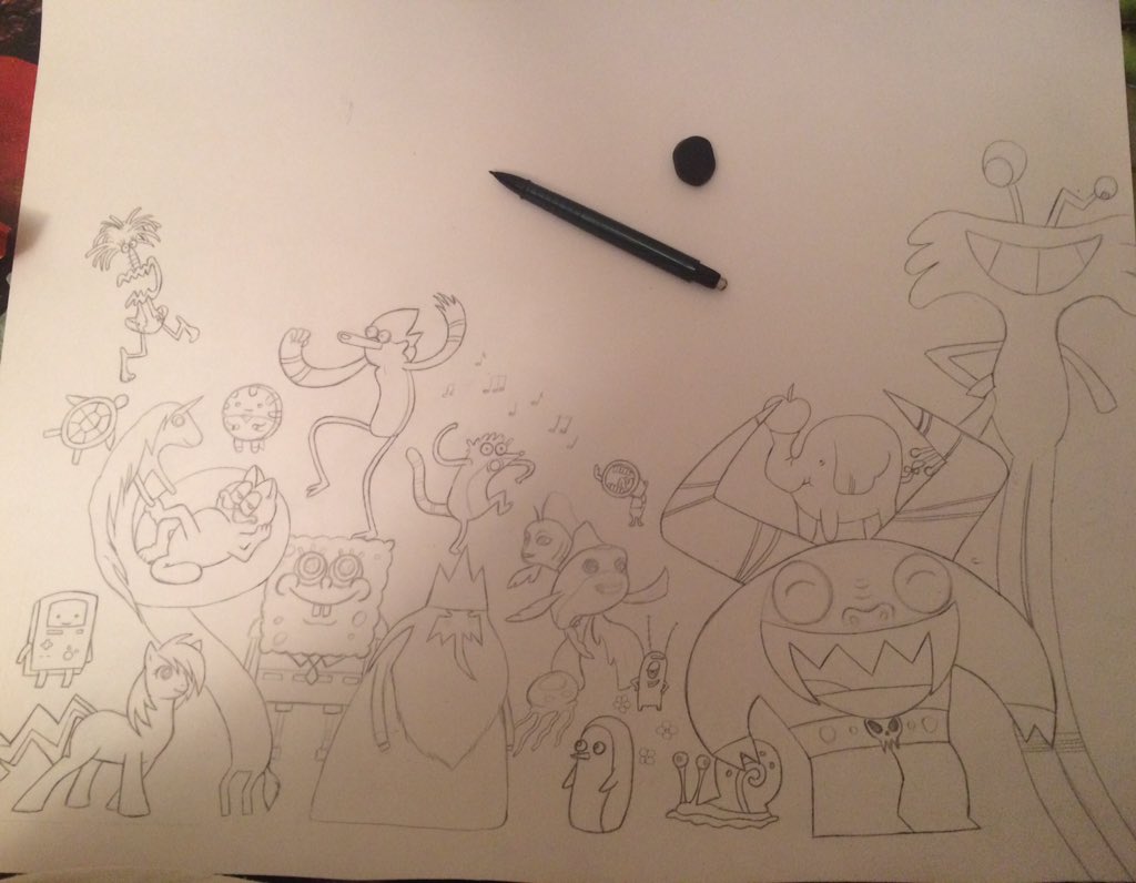 mehmana_'s tweet photo. Today at university #idiotstyle #doodleart #arttime https://t.co/miBwTJJBHG