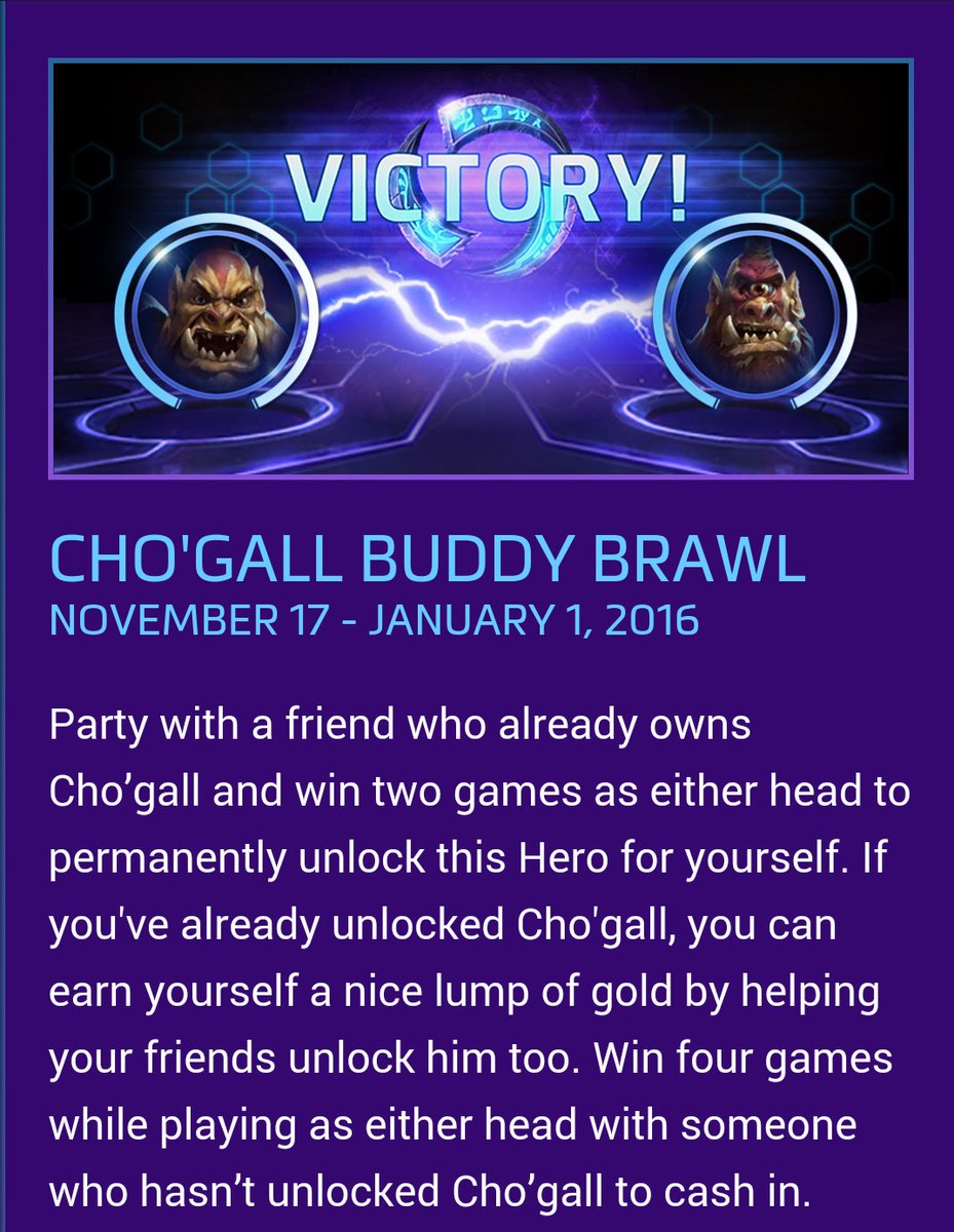 Royalite's tweet image. Cho'gall release date is Nov 17th! #heroesofthestorm