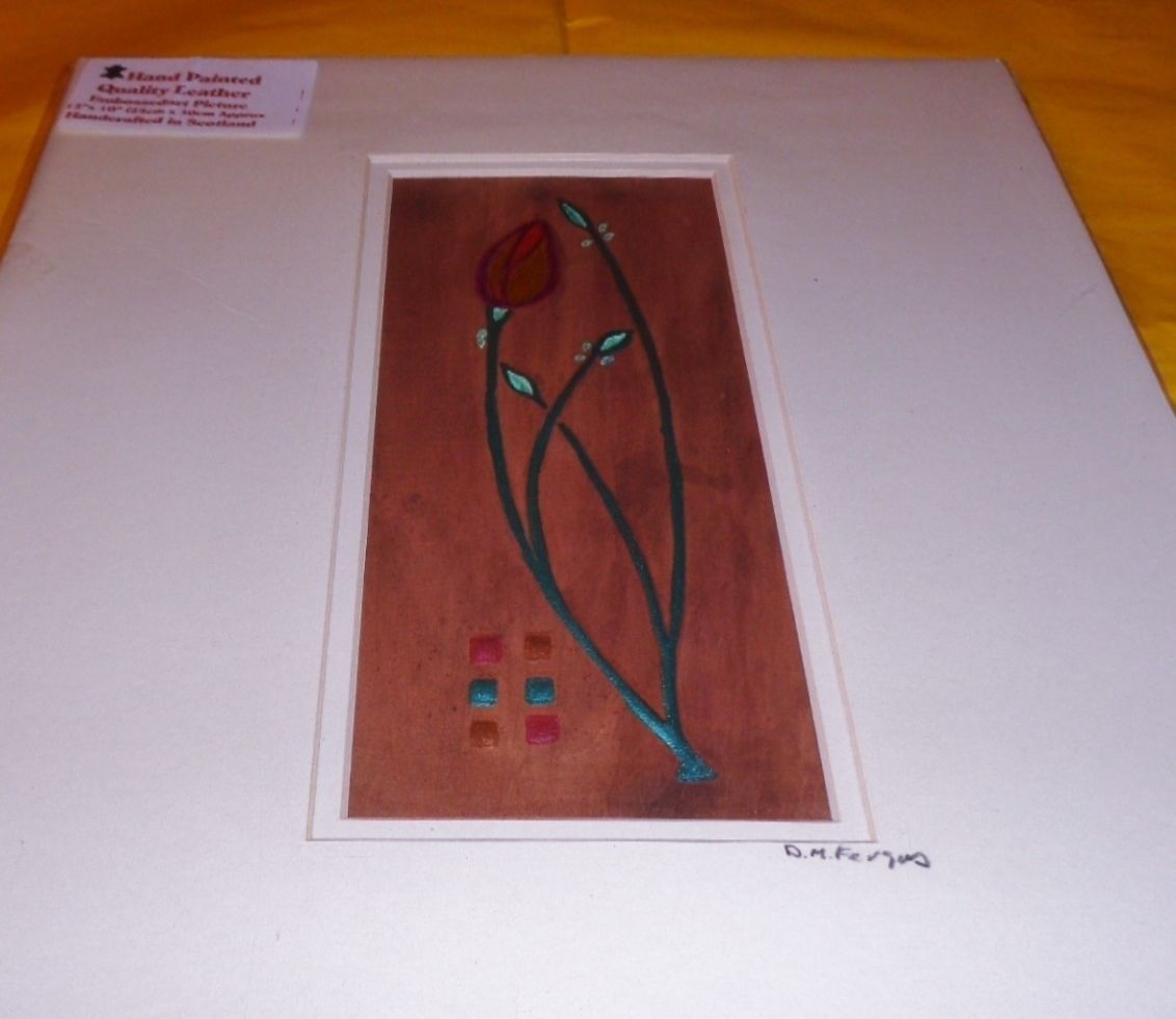 OOAK Hand Painted Quality Leather Embossed Art 12 x 10 Mount ebay.co.uk/itm/OOAK-Hand-… 100% Proceeds to <a href="/BBCCiN/">BBC Children in Need</a>