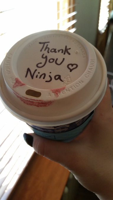 Thank you so much to a very special ninja who gifted me a coffee this morning 💕☕ #Yummy  https://t.co/3CIvSuOly0<a href="/tag/yummy"class="tags"><span>#yummy</span></a>