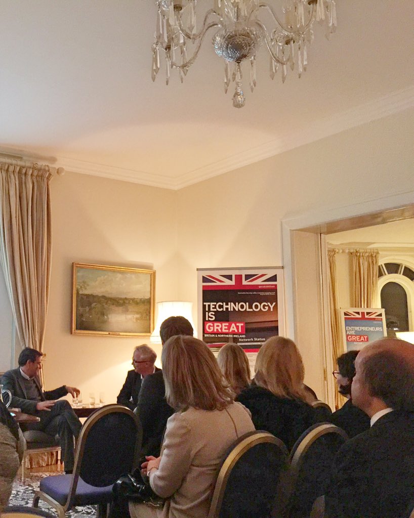 kirsikkalar's tweet photo. Fireside chat @brenthoberman @mickepaqvalen w @AsujaJohannes #preslush #slush15 #British Ambassador’sResidence https://t.co/OufFphnl5C