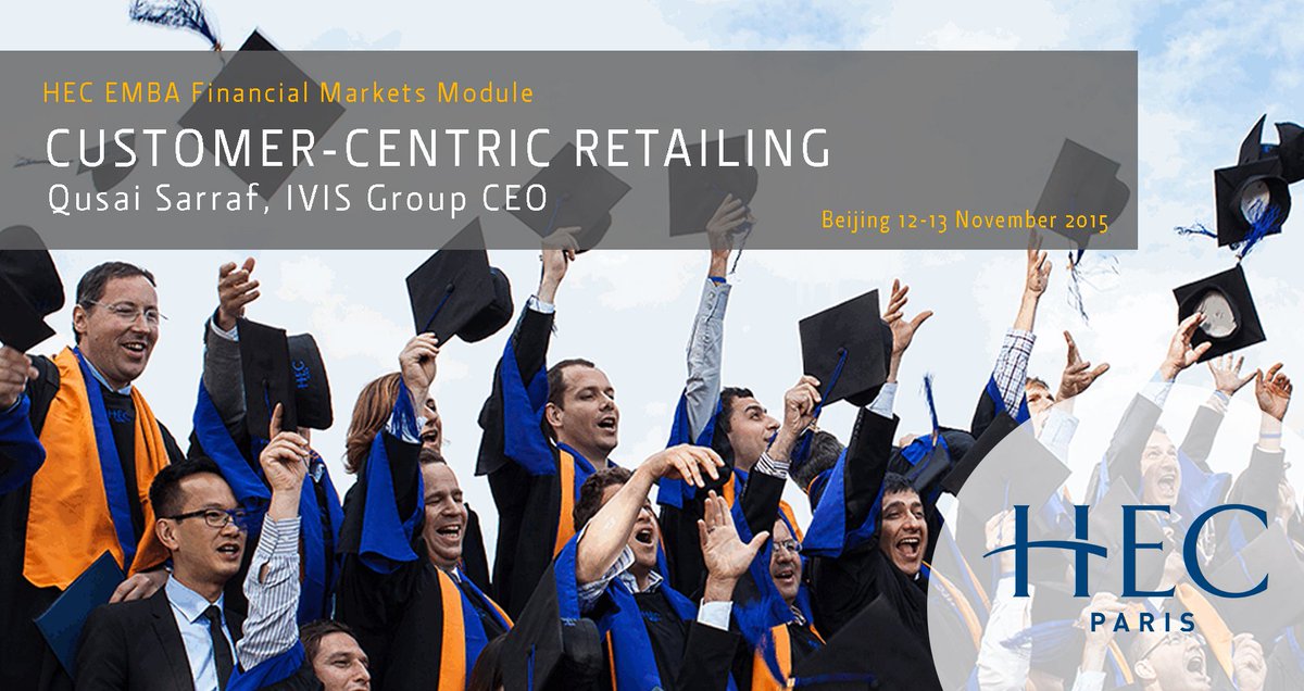 ivisgroup's tweet photo. #IVISGroup CEO has been invited to address students working towards the prestigious @HECParis EMBA in China #Retail https://t.co/l1FxK6Drwk