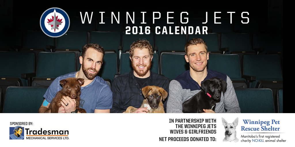 #NHLJets wives &amp; girlfriends help raise funds for <a href="/WpgPetRescue/">Winnipeg Pet Rescue</a> with a charity calendar >> bit.ly/1QsbU0m