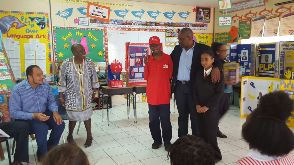 Jahzara Taylor a student of the Emma Cooper Primary explains why Dr Minnis is her favourite leader. #ANewBahamas