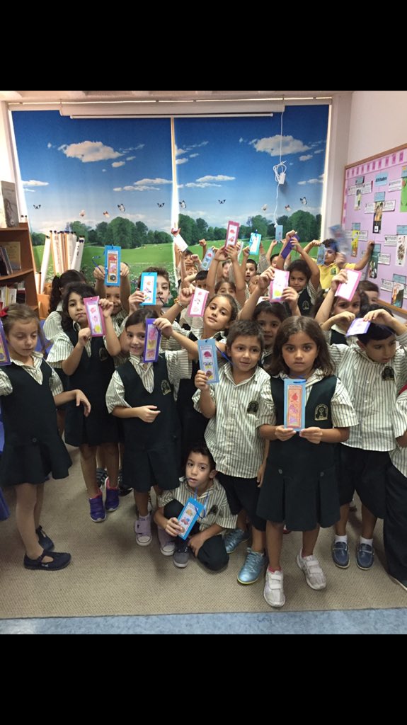 Gr.1 readers are developing responsibility towards reading by creating personalized book marks@Hhhsinfo