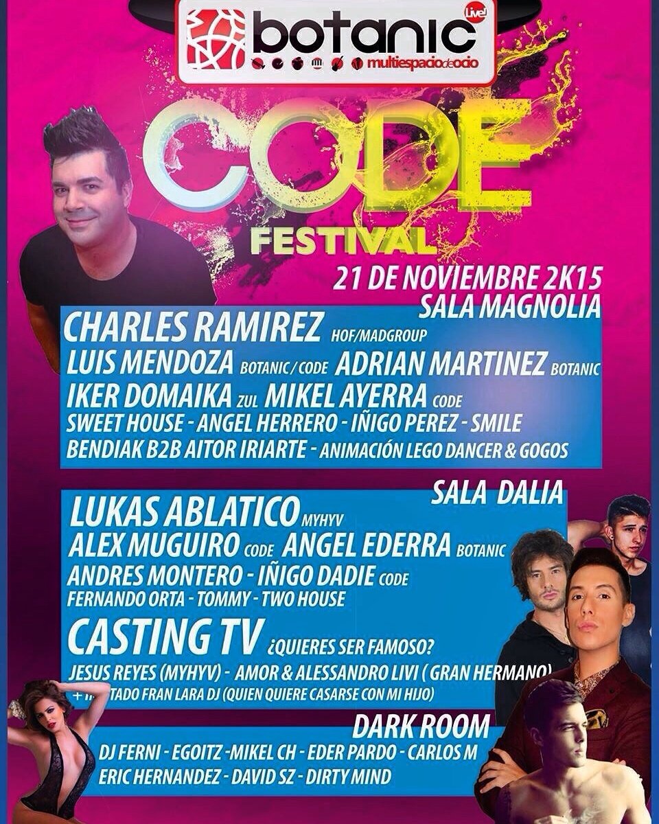 rmmopcwalp's tweet image. Ver tu nombre en el @codeventsoff es muy TOP !! 

#Botanic

 #Tudela 

#Sábado21Noviembre

#PressPlay