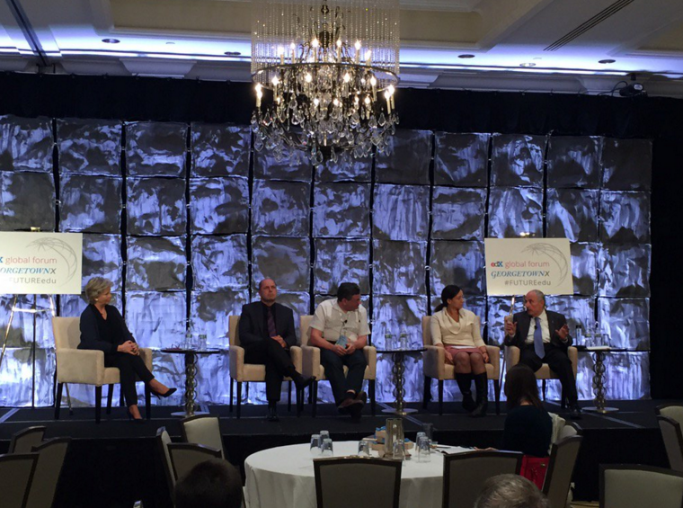 cndls's tweet photo. Prof. Bassem Haddad - #GeorgetownX "Genomic Medicine Gets Personal" - speaks to the future of #MOOCs at #FutureEdu. https://t.co/gJBZk8Pgxt