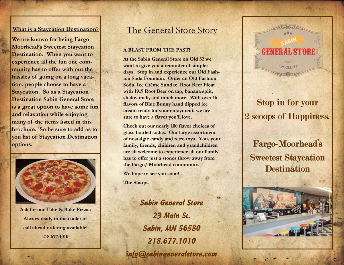 SabinGenrlStore's tweet image. Here is our new brochure what tells you what we are all about!