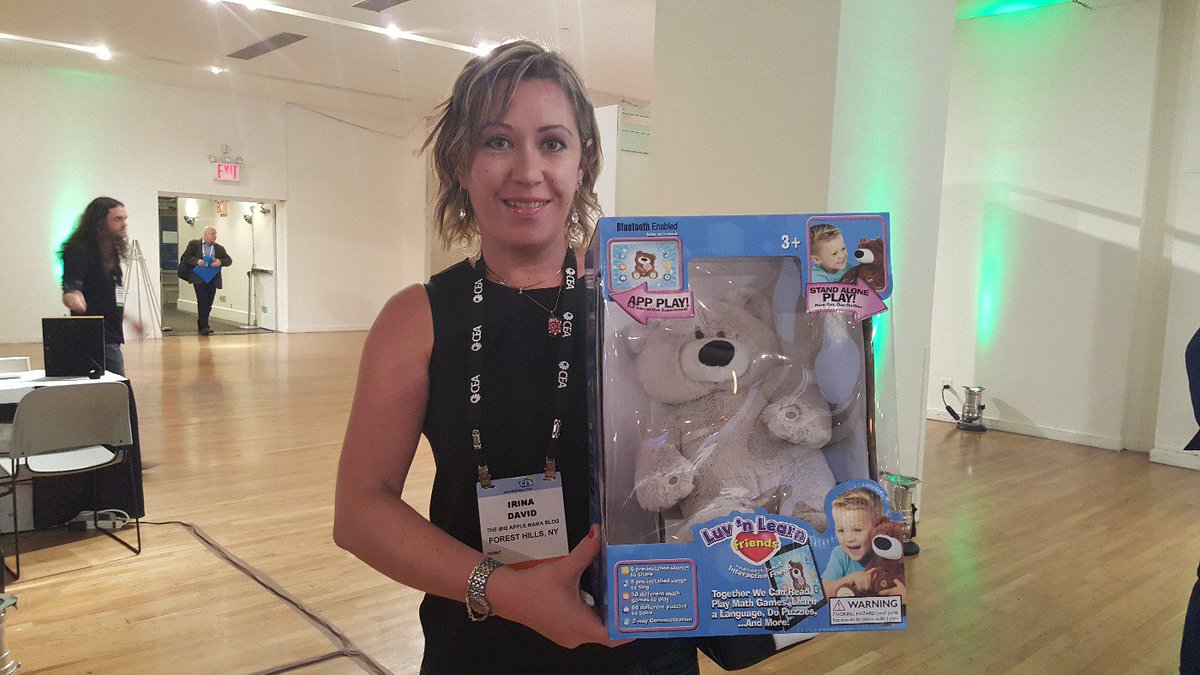 DailyYumBuzz's tweet photo. At @CES #ces2016 enter to win @Luv_n_Learn_ adorable teddy! tweet or Instagram with #luvnlearn https://t.co/IhyCEsZNG6