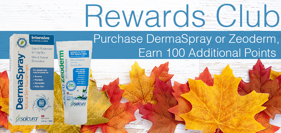 SalcuraNaturals's tweet photo. Become a Salcura Rewards Member and earn 100 points when you purchase #Dermaspray or #Zeoderm items. https://t.co/tWaMBWsgDI