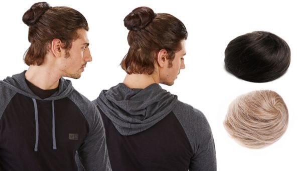 GMA's tweet photo. The clip-on man bun has already sold 2,000 units in just over 24 hours. https://t.co/TV2vScdFIQ https://t.co/COBAzR7LAK