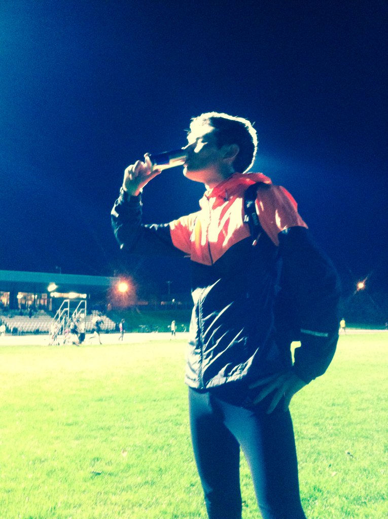 ZAPPY workout tonight on the mile repeats. Thanks to <a href="/redbull/">Red Bull</a> for their continued support of my ambitions #Road2Rio