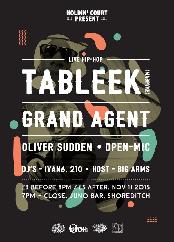 Like #Live #HipHop? We'll be promoting our tees down @HoldincourtHQ at <a href="/Juno_shoreditch/">Juno Shoreditch</a> tomorrow evening 7pm-11pm.