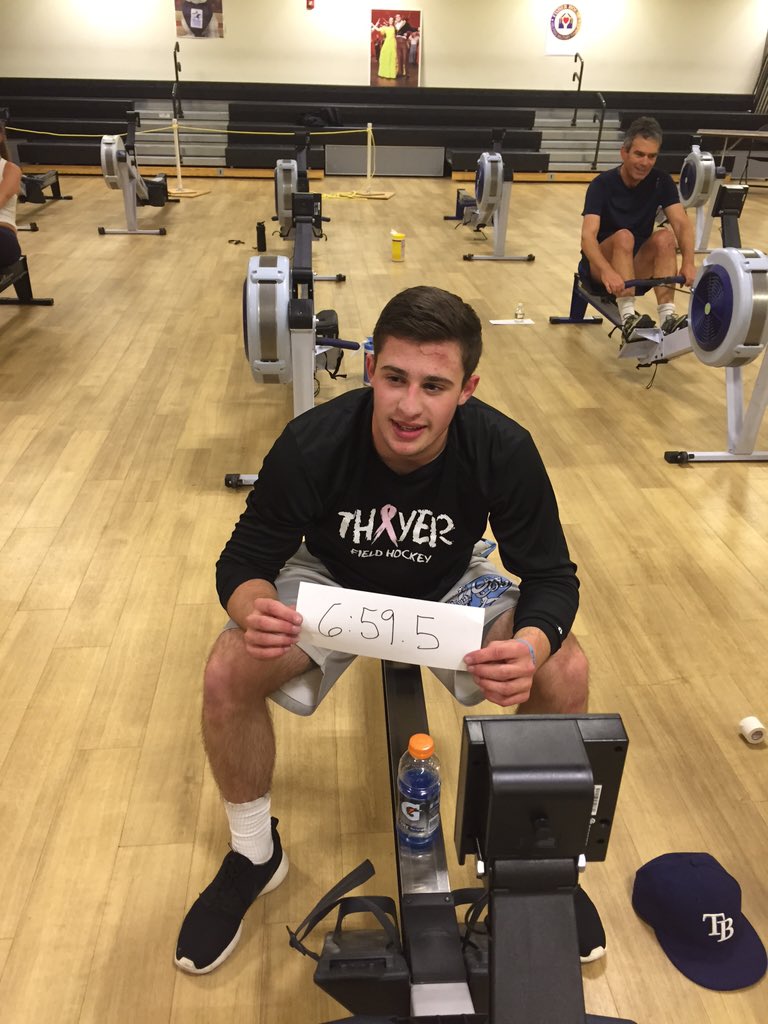 ThayerOST's tweet photo. @casey_carreau is our current leader in the 2k! https://t.co/DZlV35cDAF