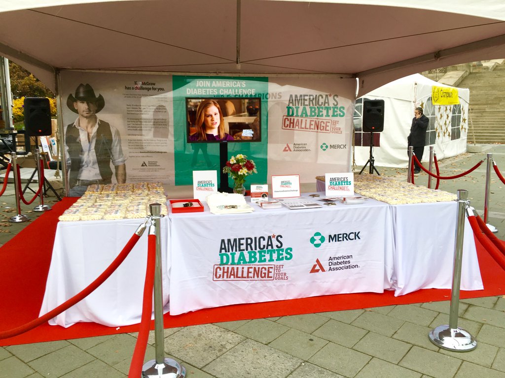 Domusinc's tweet photo. Our friends at @Merck: #AmericasDiabetesChallenge at the #StepOutPhilly walk 11/7. https://t.co/wFaMbVuZLU https://t.co/O618YKzuJX