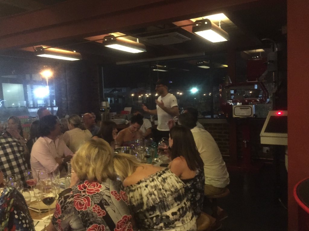 TreeSnakeWine's tweet image. Kevin Swart @BEVintners in action!