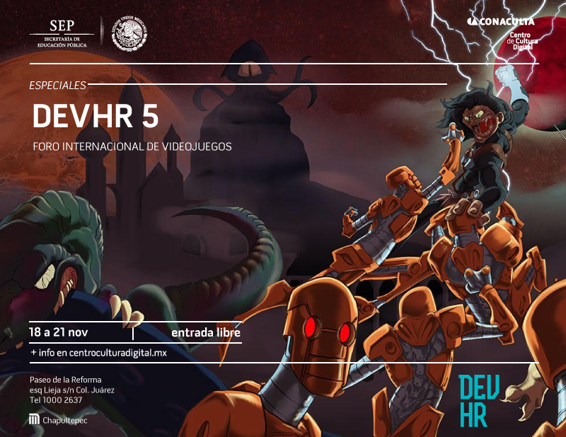 CCDmx's tweet photo. Mañana podrás enterarte de todos los detalles de #devhr5 en la rueda de prensa que tendrá lugar aquí. https://t.co/IAI3zWWKxq