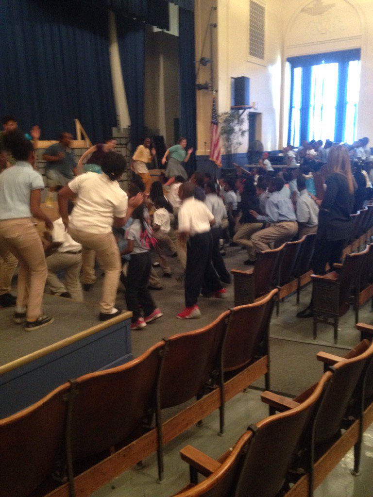 Theater of Youth performing "How to Get Fit" from #Play60 #fitnessforkidschallenge!