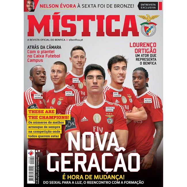 SLBenfica's tweet photo. Do Seixal para a Luz! É este o destaque de uma Mística com um novo grafismo. O que é que te parece? https://t.co/iVmTFJtE4g