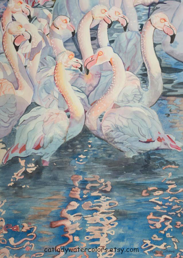 #flamingopainting #originalwatercolor #flamingowallart #romanticdecor #christmasgift 

etsy.com/listing/218295…