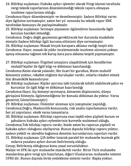 akinipek01's tweet photo. Koza grubuna kayyum atanmasına dayanak olan bilirkişi raporundaki  suçlamaların ve cevapların tamamı. https://t.co/U6FM7ewR0h