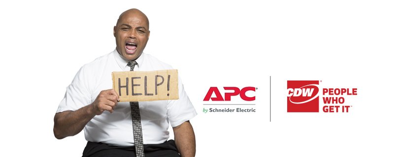 CDWCorp's tweet photo. Charles Barkley is Trapped in the Internet & APC products. Find him & help us #SaveBarkley: https://t.co/K9AYC3jSj7 https://t.co/wPs3o3qxYJ