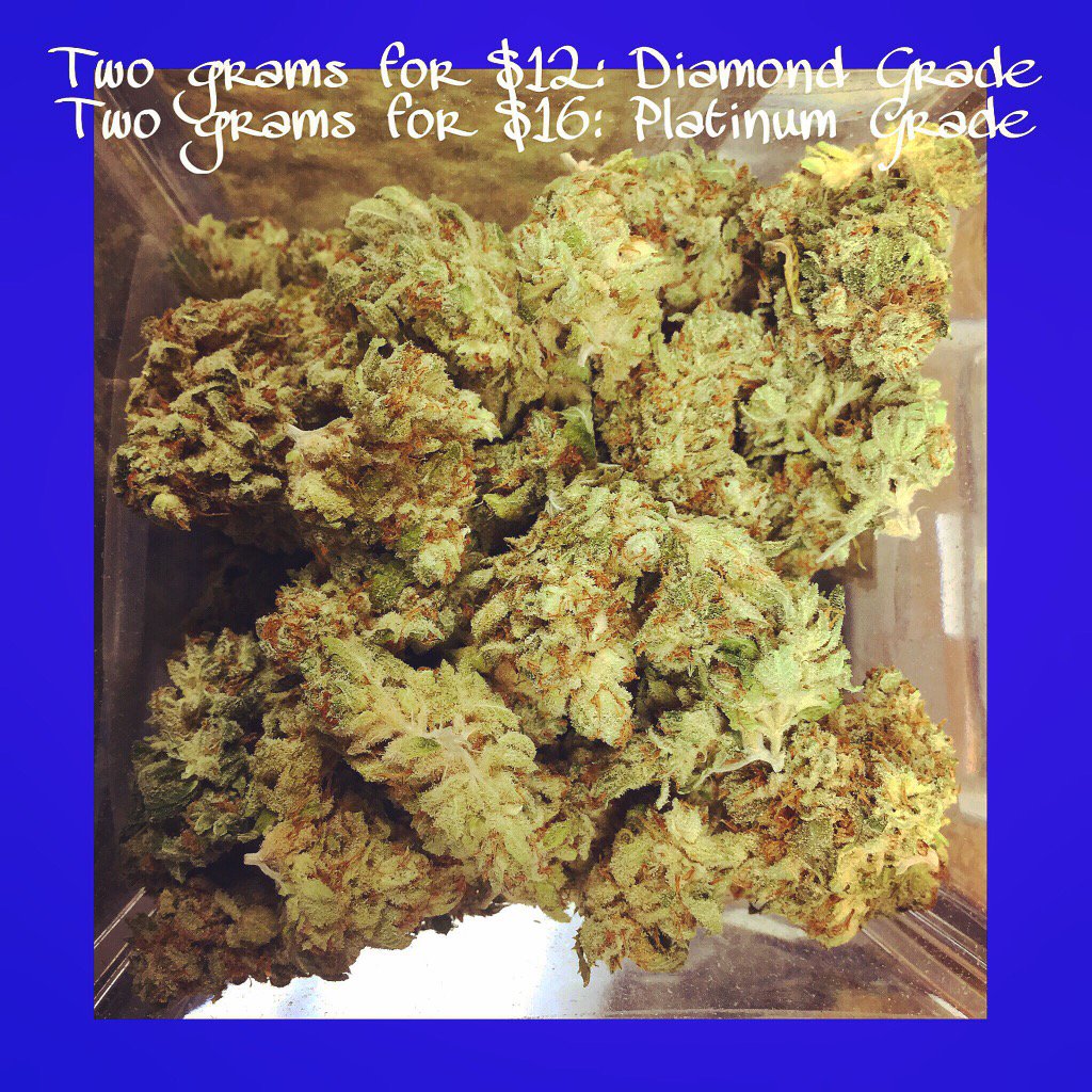 QualittyChoice's tweet photo. #TuesdaySpecial #TwoGramTuesday! Get #TwoGrams for $12/$16 #DiamondGrade #PlatinumGrade #dank #flower #qualityflower https://t.co/gsRlMPYXrY